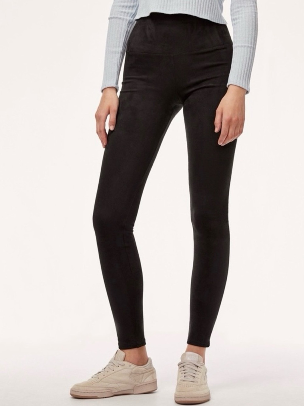 Aritzia Wilfred free daria vegan suede pant